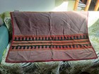 Vintage Antique Canadian National Railway Sleeping Car Wool Blanket Wall Hanging
