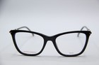 New Carolina Herrera Ch 0028 807 Black Gold Authentic Frames Eyeglasses 53-18