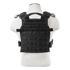 Vism Fast Plate Carrier Vest For 10x12 Minimalist Tactical Shooting Range Black