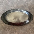 Antique Silver Plate Tray Repouss   Scrolls Grapes Webster Early Web Mark C 1860s