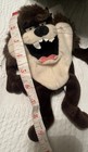 Warner Bros  Taz Tazmanian Devil Bean Bag Plush Doll Toy Looney Tunes With Tag