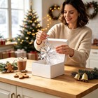 2026 Crystal Glass Snowflake Christmas Ornament Annual Edition Tree Decor