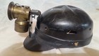 Rare Vtg Coal King Leather Miner s Cap   Justrite Carbide Lamp