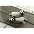 Kingston Brass Ks1431pl Vintage Style  Bathroom Faucet In Chrome