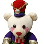 Vintage Avon Benson Christmas Drummer Boy Teddy Bear Plush Stuffed Animal Toy 