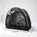 Portable Waterproof Bike Storage Shed Tent 2-4 Bicycles Durable Outdoor Shelter