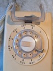 Nostalgic    Vintage At t Beige Rotary Dial Wall Phone Western Electric Untested