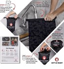 Kettle Smart Adjustable Kettlebell Bag -  Portable Water   Sand 10-35lbs