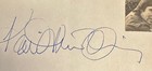      Rare Keith Moon  the Who  Drummer Full Signature Autograph Index Card     