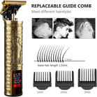 Professional Trimmer Hair Clippers Cutting Beard Cordless Barber Shaving Machine