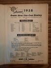 Haines 1958 Greater Akron Ohio Criss-cross Directory Genealogy History