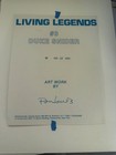 Duke Snider Auto Living Legends 8x10 Litho By Ron Lewis Signed By Both Jsa Coa