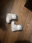 Burton Mini Grom Snowboard Boots   White   Kids 10c   Room To Grow Inserts Inc