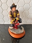 Vanmark Red Hats Of Courage    the Nozzleman    Resin Firefighter Figurine 1999