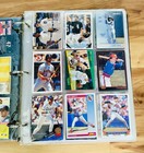 Huge Lot In Binder Vintage Baseball Stars   Rookies   Hof    Rare Over 400 Cards