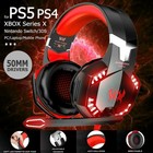 Wired Gaming Headset Headphones Microphone Led For Pc Laptop Ps4 Xbox One 3 5mm