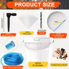 6 Sets Maple Syrup Tree Tapping Kit With 6 Buckets And Lid  12 Maple Sap Taps   
