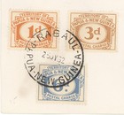 1962 Papua New Guinea Taxed Cover Rabaul Postage Due 1d 3d 6d Postal Charge