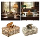 European Three-embossed Bird Music Box Singing Bird Automaton Wind Up Mechanical