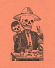 Tapatia Skull Print Jos   Guadalupe Posada 1900 Calavera Mexican Folk Skeleton