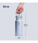 Hydro Flask Water Bottle - Insulated Stainless Steel - Wide Mouth Flex Surf