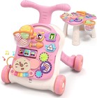 3 In 1 Baby Walker And Activity Center For Girl  Learning To Walk  Sit To Sta   