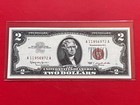 1963  2 Dollar Bill Legal Tender Red Seal Uncirculated