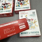 4-boxes Fujifilm Instax Mini Film 10 Pack Disney Mickey And Friends 40-sheets