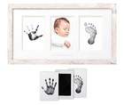  My Little Prints Newborn Handprint   Footprint Frame Kit - No Mess Clean 