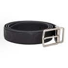 Coach F55158 Black Modern Harness Cut To Size Leather Signature Men s Belt
