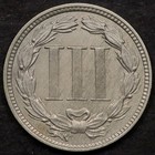 1881 Three Cent Nickel - Au