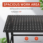 36  24in Welding Table With Fixture Welding Work Bench With 5 8  Holes