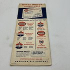1956 Amoco Maine new Hampshire vermont Vintage Road Map 