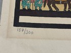 Shalom Of Safed Signed Lithograph    the Exodus   limited Edition 187 300