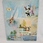 1965 Continental Airlines Welcome Aboard Route Map Folder Only With 2 Postcards