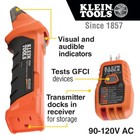 Klein Tools Et310 Ac Circuit Breaker Finder W  Integrated Gfci Tester