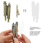 Mezuzah For Door  Metal Mezuzah Case With 2 Scrolls For Jewish Gifts  Jewish Hou