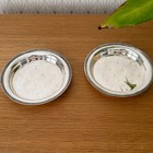 Set Of 2 Vintage Silverplate Wine bottle Coasters 0608253