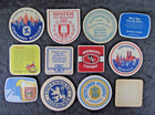 Lot Of 12 Vintage Bar Top Coasters Beer Mats German   American   Misc  Brands 4