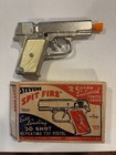 Vintage 1940 J E Stevens  spitfire  Cap Gun Toy  never Used  In Box 