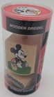 Nib Mickey   Co  Wooden Dreidel With Display Stand Dreidel Edition  New In Box