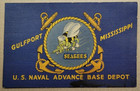 Ww2 1943 Gulfport Mississippi Seabees Us Naval Depot Postcard