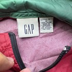 Vintage Gap Red Anorak Rain Windbreaker Jacket Half Zip Athletic Track Jacket M