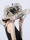 Beige Kentucky Fascinator Hat For Women Cocktail Tea Party Church Derby Hats