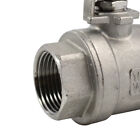 Us Stock 3 4  3 4 Inch Npt Threaded Full Port Ball Valve Stainless Steel Ss 316