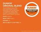 Dunkin  Original Blend Coffee  Medium Roast  88 Count  Free Shipping