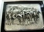 Remmington on Glass  crow Indians Firing Into The Agency 
