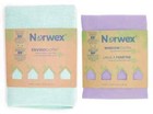 Norwex Basic Package  Envirocloth  green    Window Cloth  purple  -free Shipping