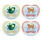 Philips Avent Ultra Soft Pacifiers 0-6m - Caterpillar leopard - 4pk