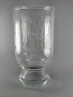 Vintage Baker s Chocolate Drink Glass  White Printed   26-10-0488